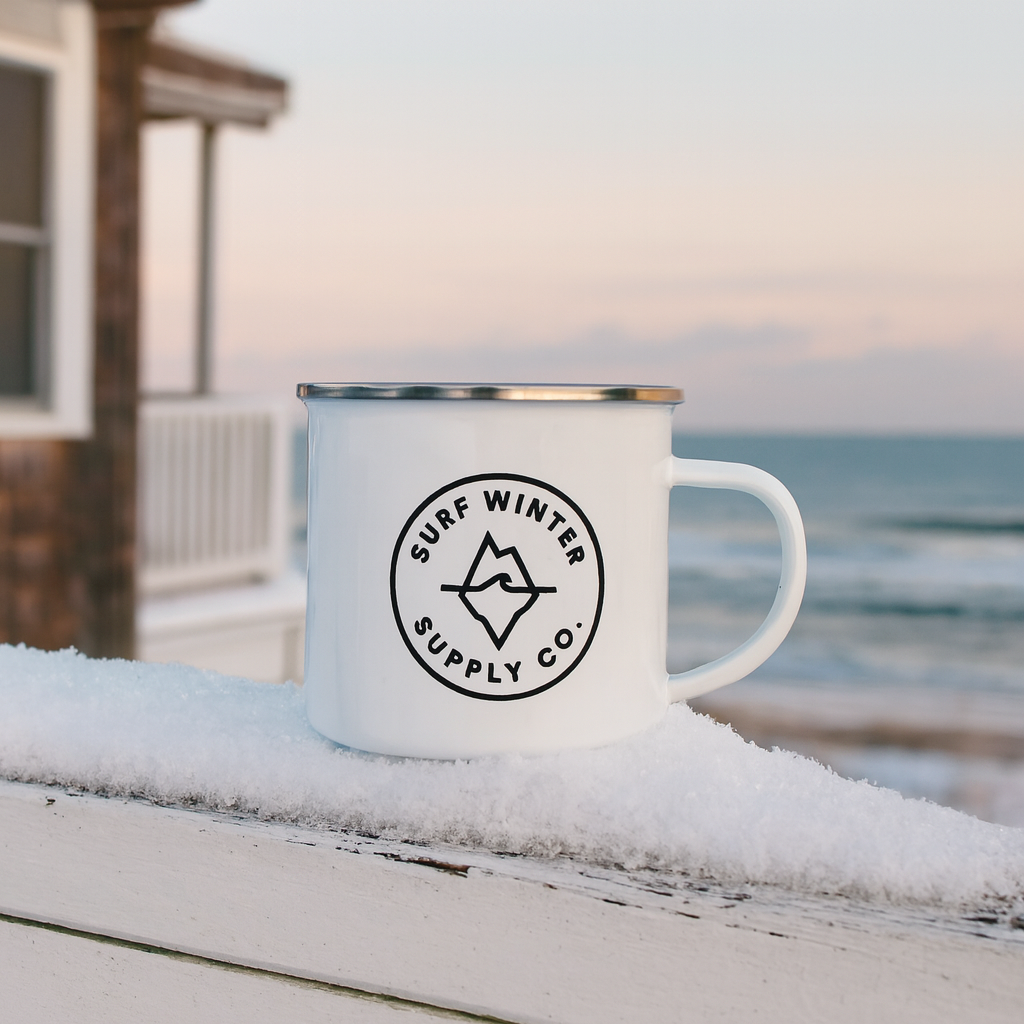 Supply Co. Enamel Mug  surf winter