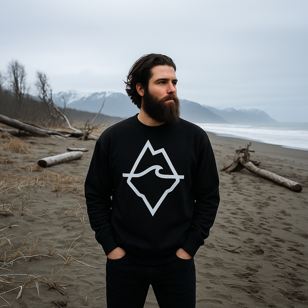 Iceberg Logo - Lightweight Crew Sweatshirt