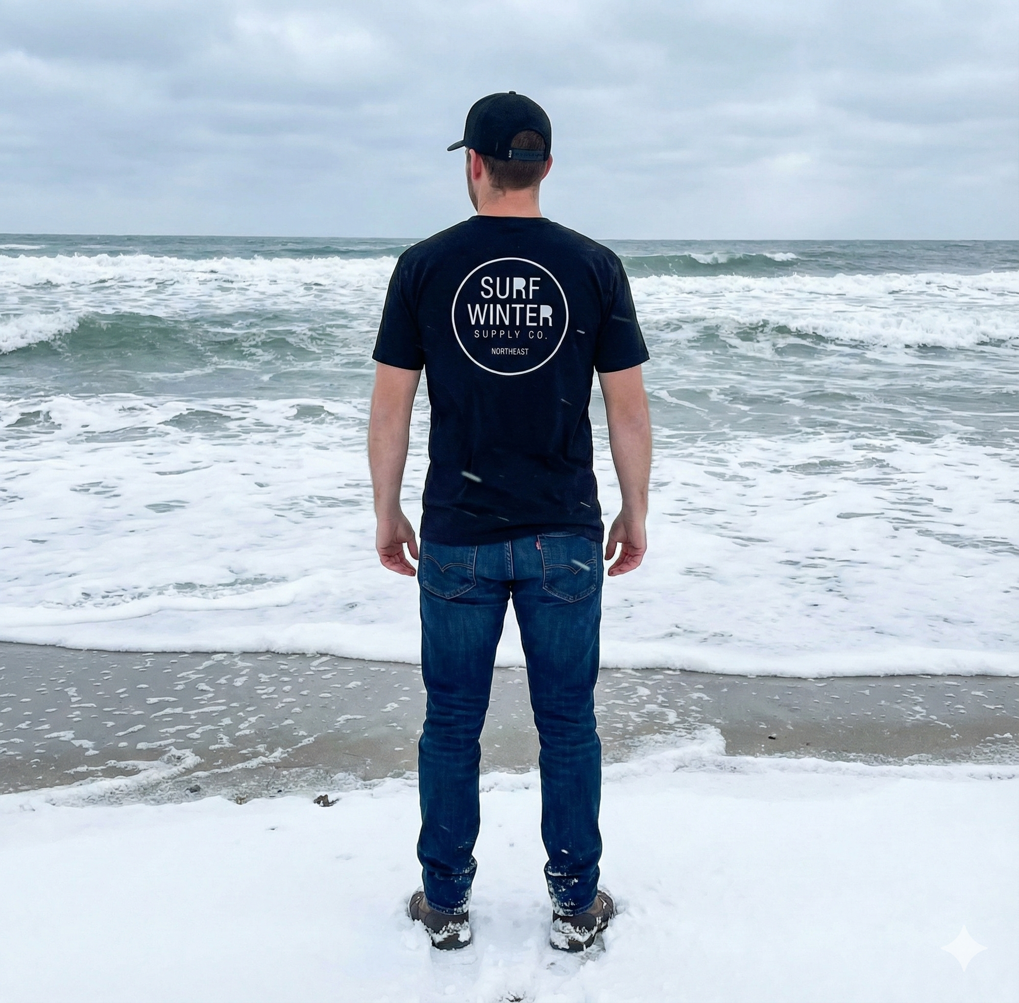 SURF WINTER  heavyweight - Homage SW - t-shirt