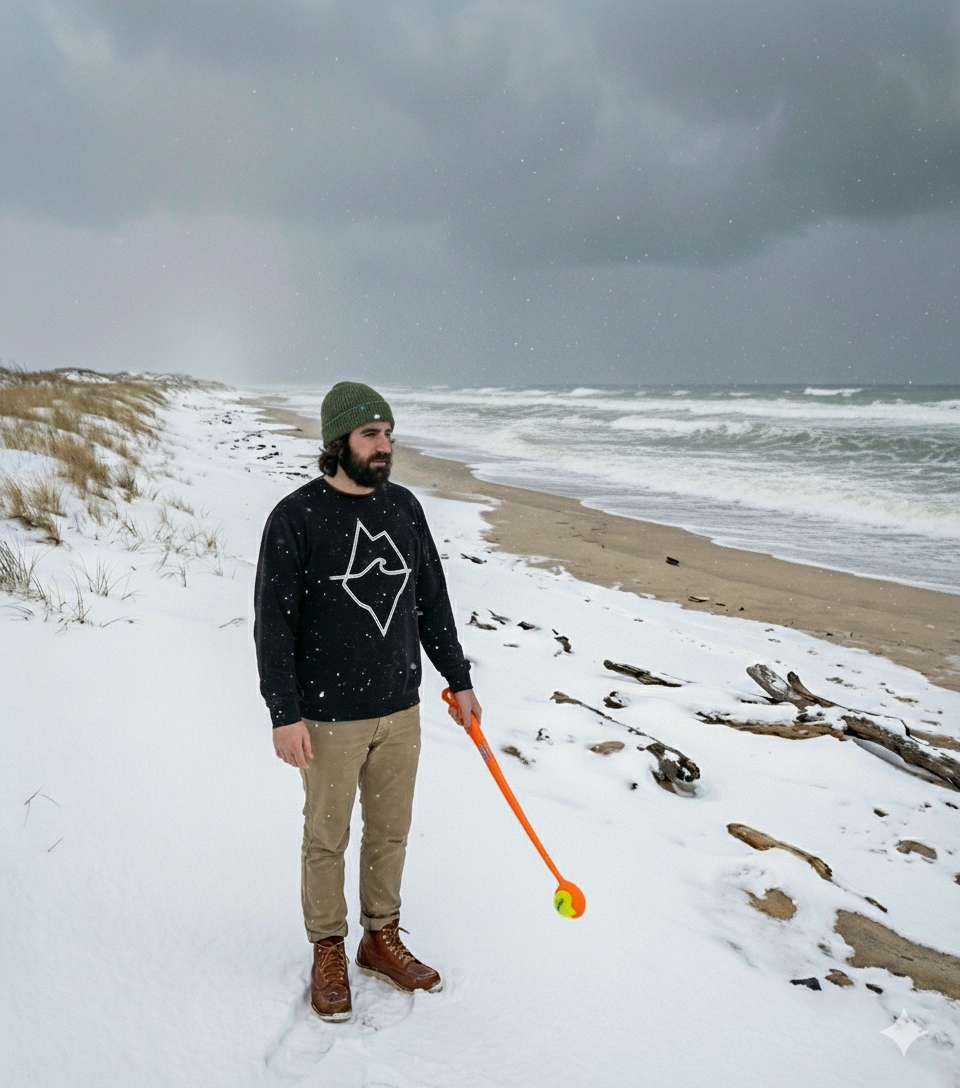 Iceberg Logo - Lightweight Crew Sweatshirt