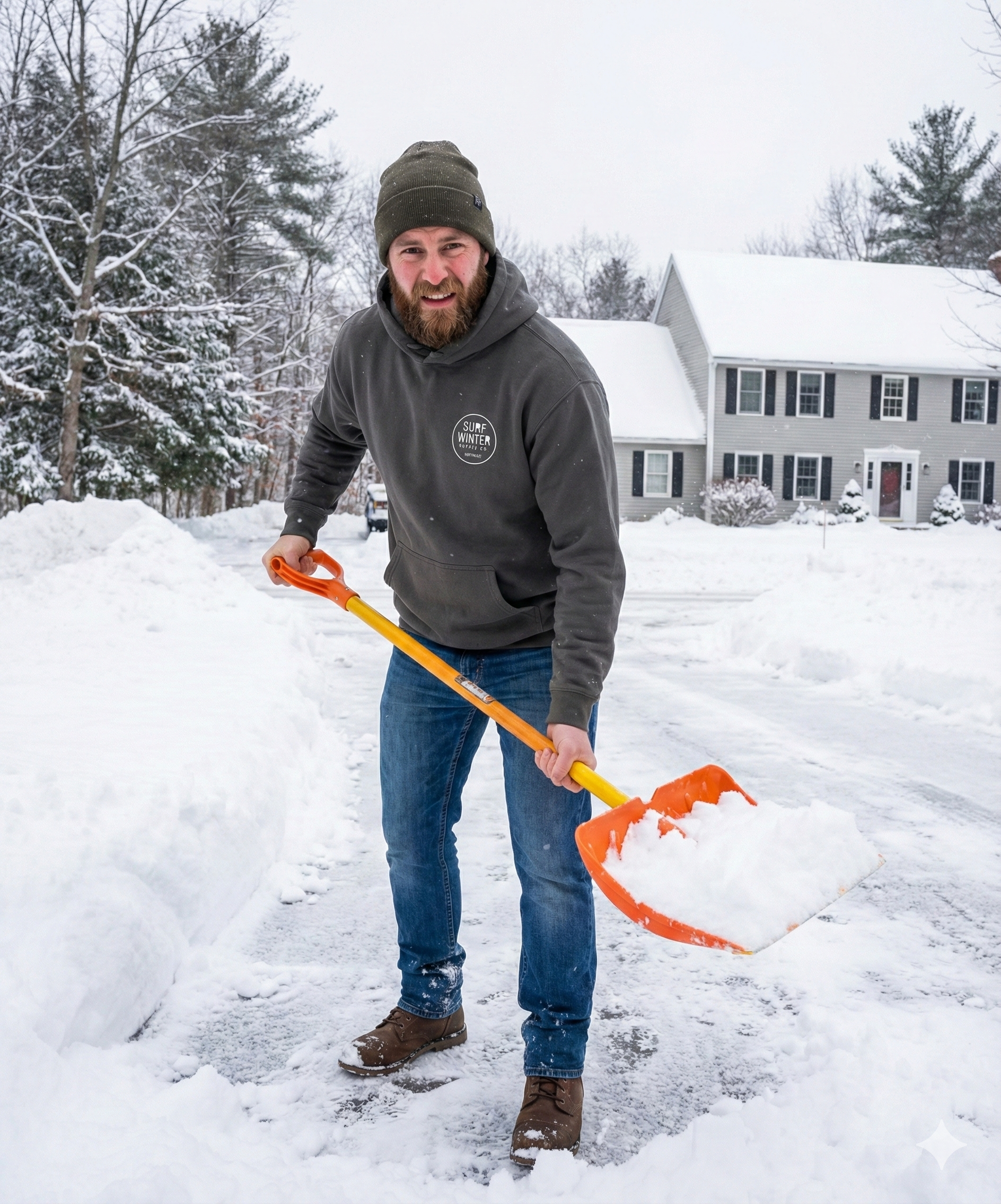 SURF WINTER hoodie - HomageSW - Comfort Colors
